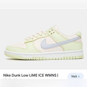 Nike Dunks Lime Ice
